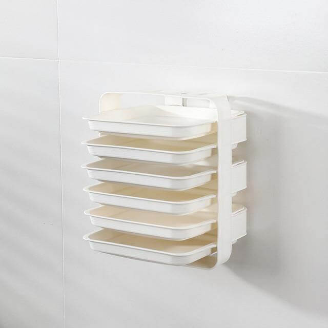 Viskana Wall-Mounted Multi Layer Kitchen Food Cooking Organizer