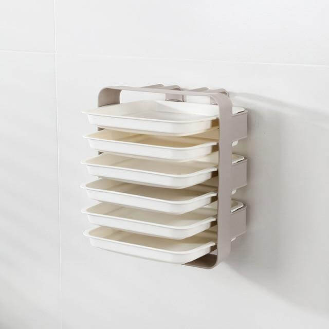 Viskana Wall-Mounted Multi Layer Kitchen Food Cooking Organizer