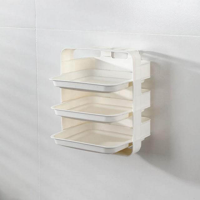 Viskana Wall-Mounted Multi Layer Kitchen Food Cooking Organizer