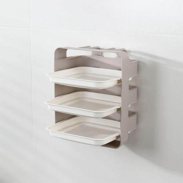 Viskana Wall-Mounted Multi Layer Kitchen Food Cooking Organizer