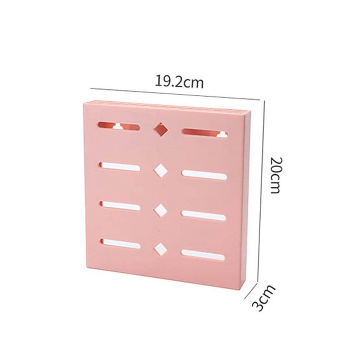 Viskana 2PCS Square Pastel Mavi Wall-Mounted Knife Organizer