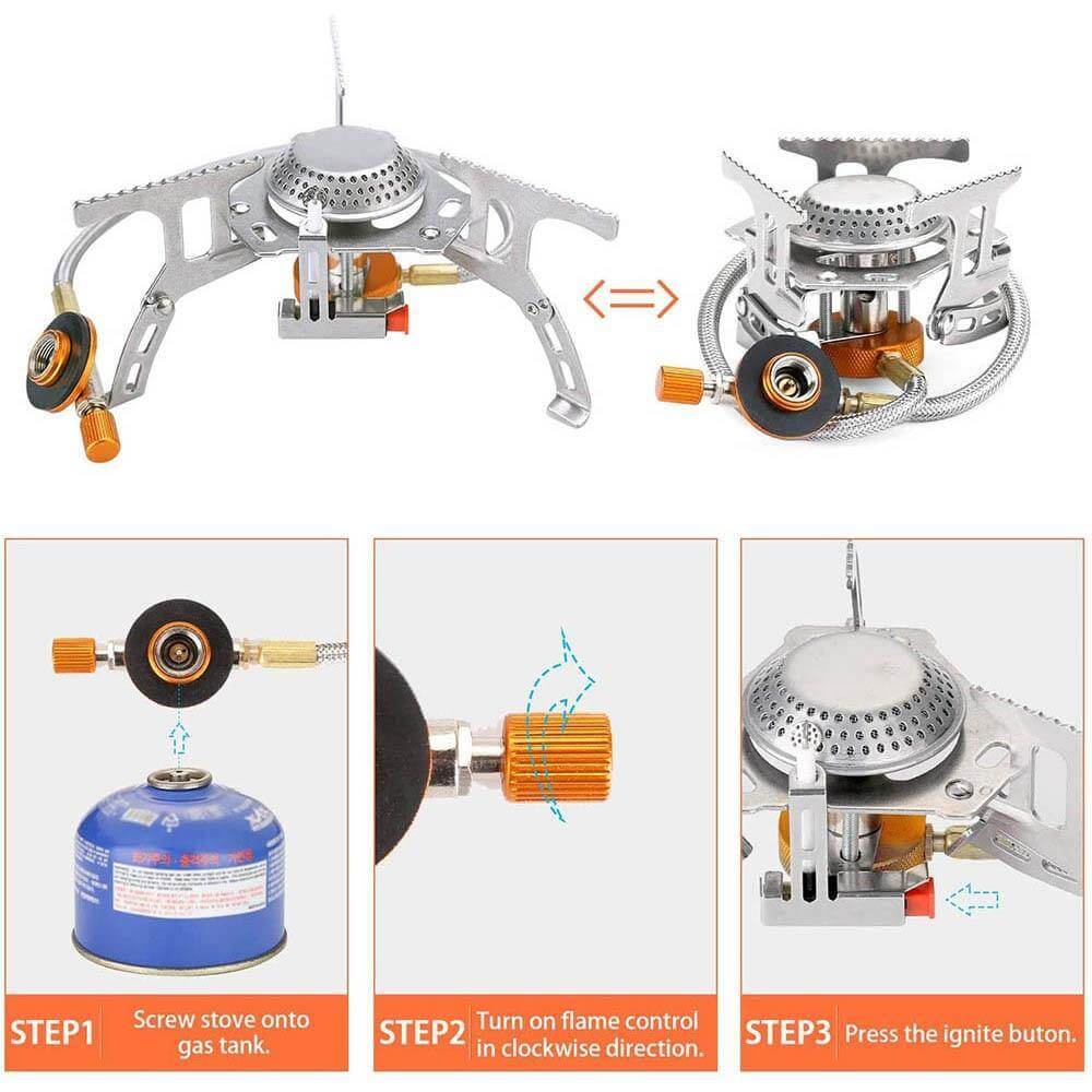 Spider X Camping Stove Set with Cookware | Viskana