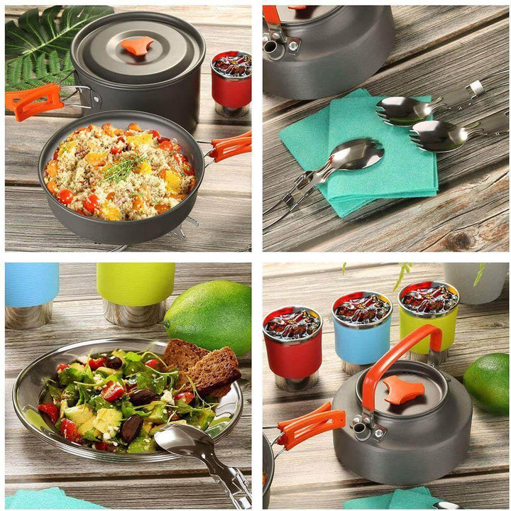 Spider X Camping Stove Set with Cookware | Viskana