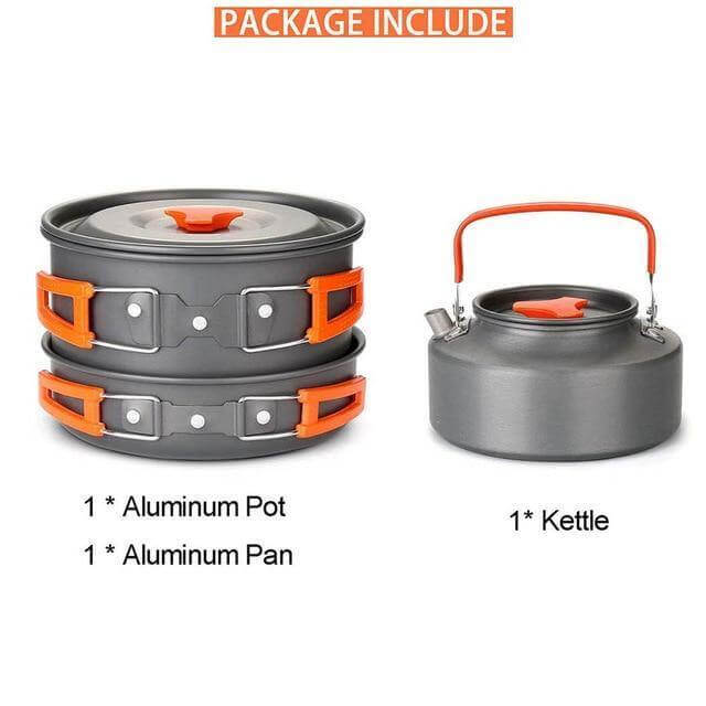 Spider X Camping Stove Set with Cookware | Viskana