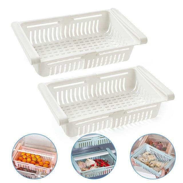 Viskana Adjustable Fridge Storage Drawer