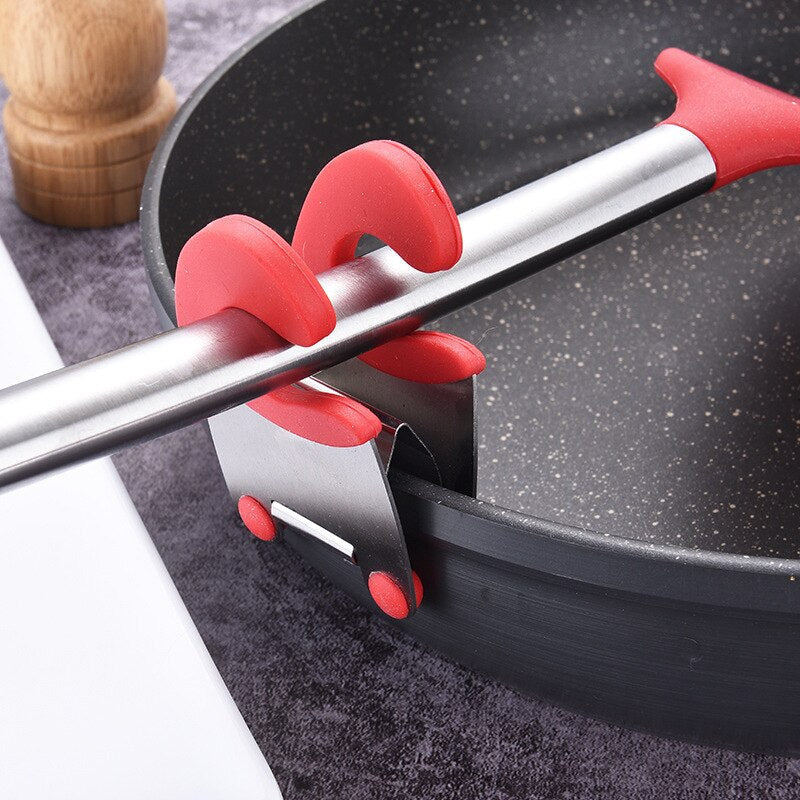 Viskana Stainless Steel Clip Cookware Spoon Holder