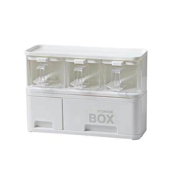 Viskana Multiple Boxes Seasoning Herb Kitchen Organizer