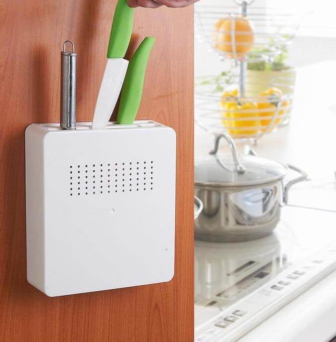 Viskana Hidden Kitchen Cabinet Knife Holder