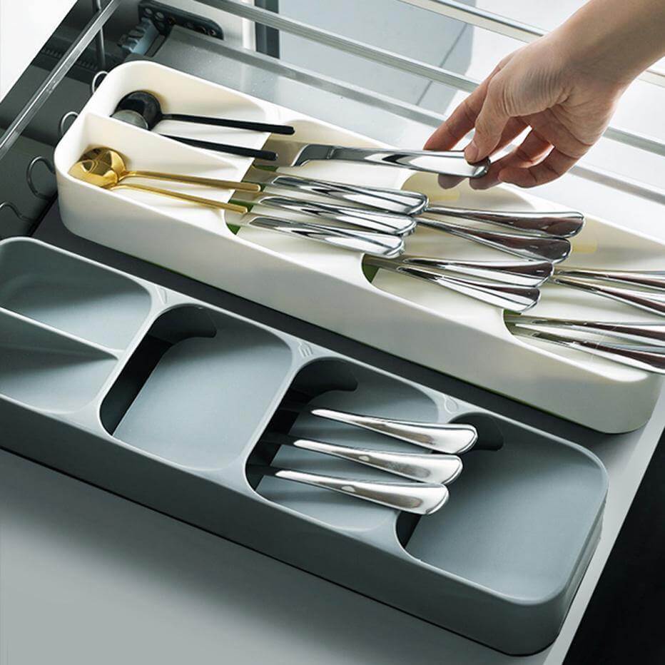 Viskana Hidden Multilayer Silverware Organizer