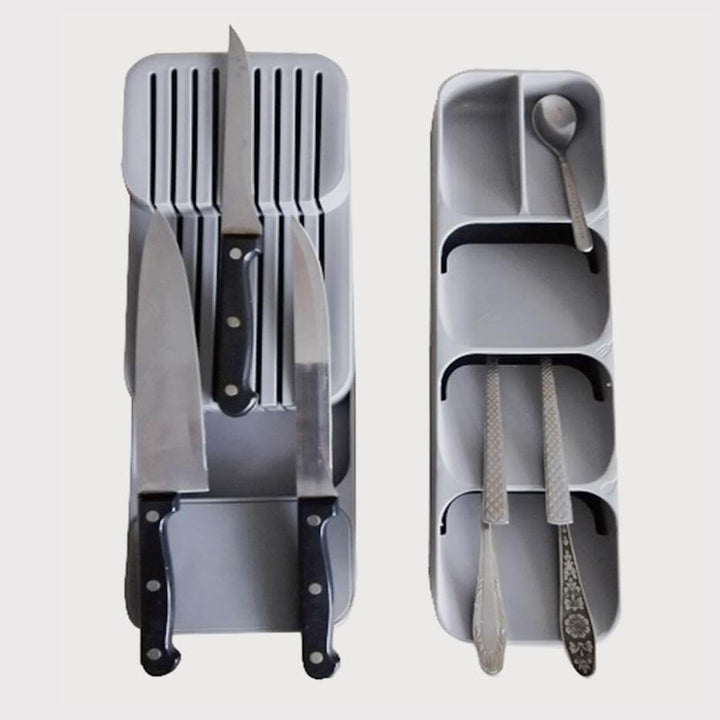 Viskana Hidden Multilayer Silverware Organizer