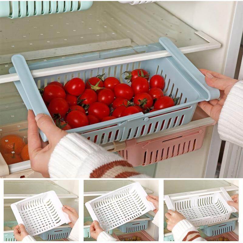 Viskana Adjustable Fridge Storage Drawer