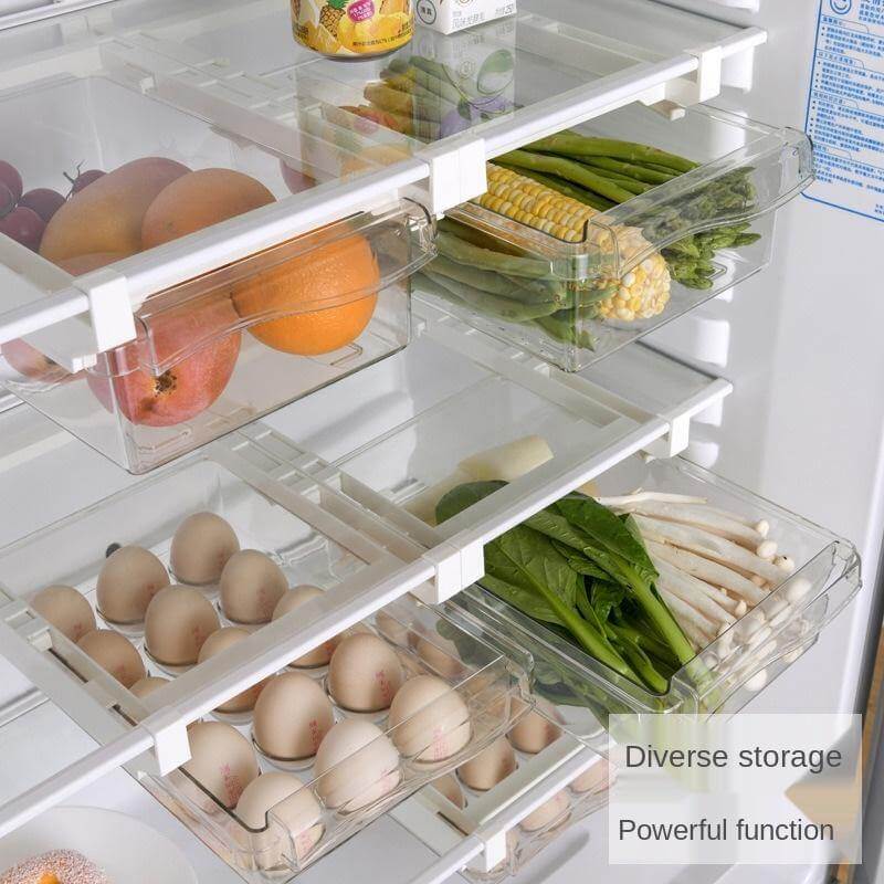 Viskana Fridge Organizer Under Shelf Drawer Box
