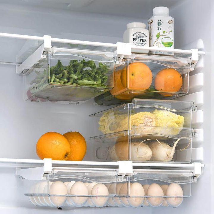 Viskana Fridge Organizer Under Shelf Drawer Box