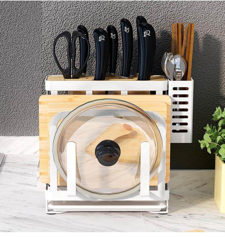 Viskana Stainless Steel Kitchen Utensils Organizer Drying Rack