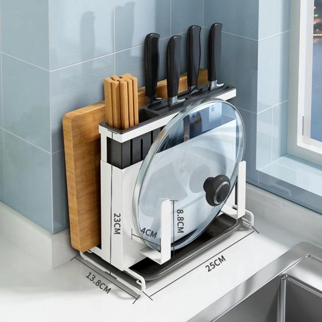 Viskana Stainless Steel Kitchen Utensils Organizer Drying Rack