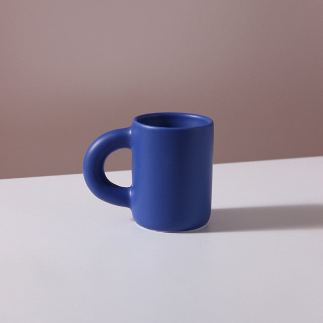 Athenea Cup – Luxe Porcelain Cup with Geometric Design Viskana