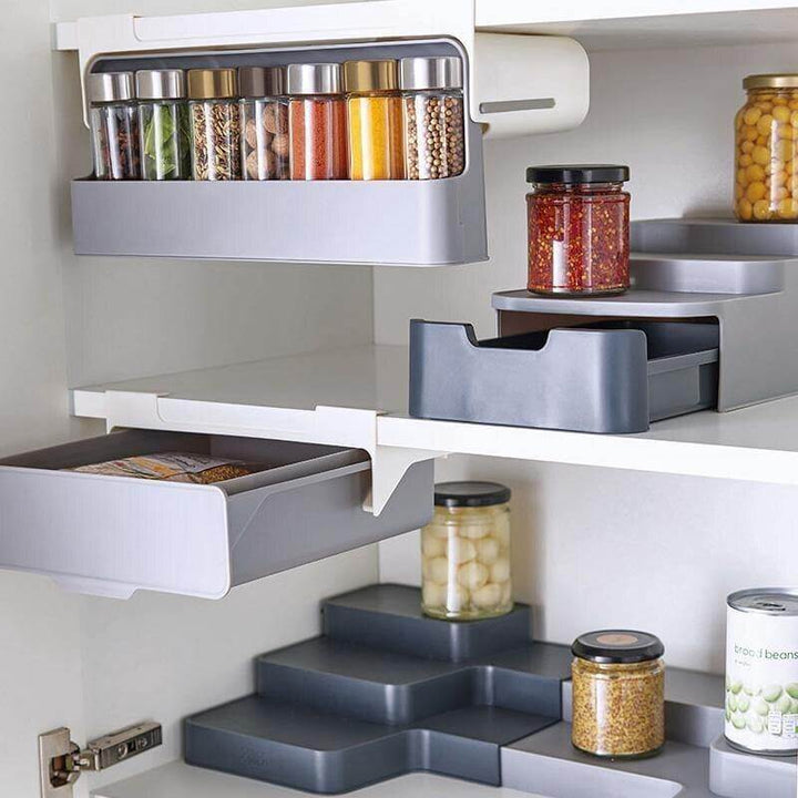 Viskana Kitchen Under-Shelf Spice Organizer