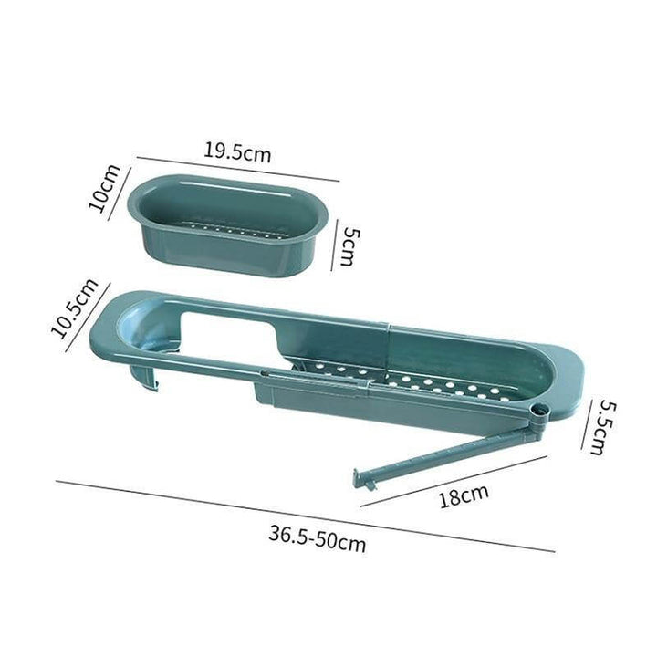 Viskana Kitchen Retractable Sink Rack Organizer