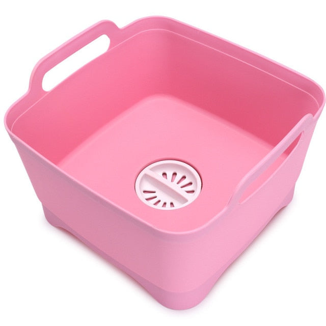 Viskana Portable Large Vegetable Washer Drain Basket