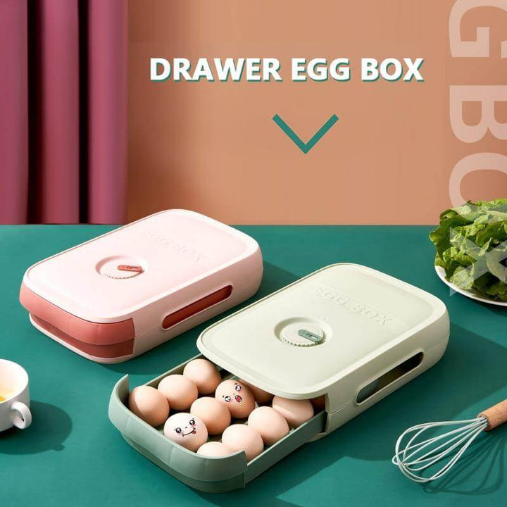 Viskana Stackable Refrigerator Egg Storage Drawer Box