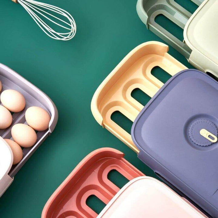 Viskana Stackable Refrigerator Egg Storage Drawer Box