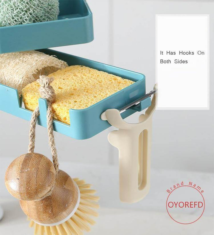 Viskana Multilayer Rotatable Kitchen Sink Drain Organizer
