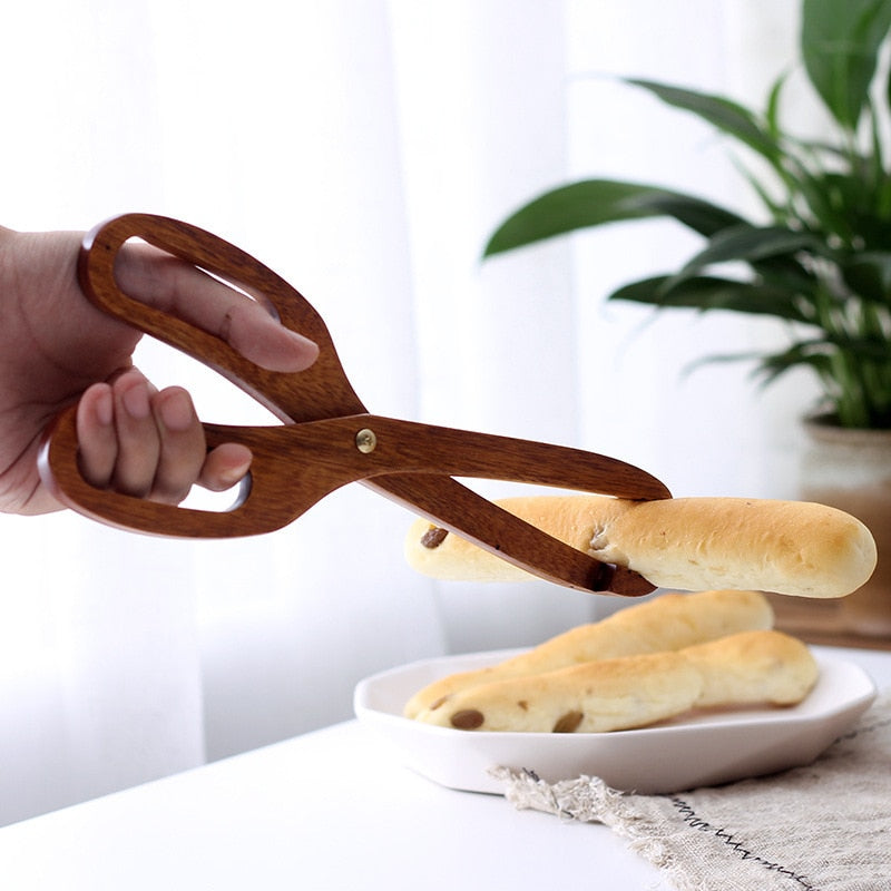 Viskana Creative Kitchen Wooden Tongs
