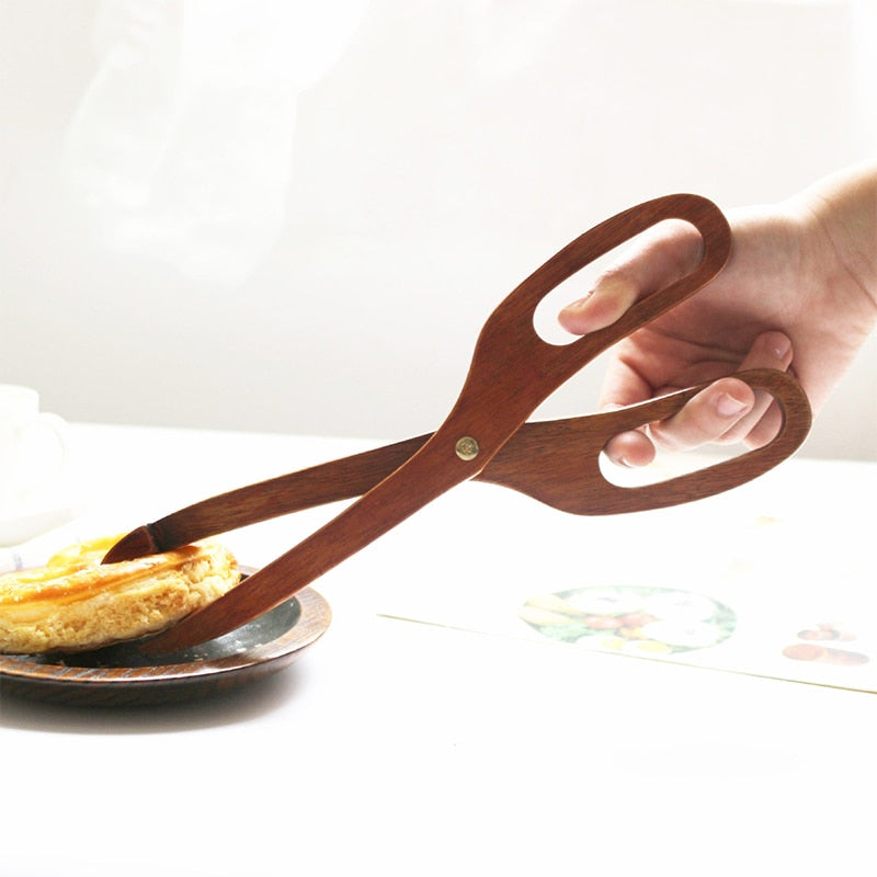 Viskana Creative Kitchen Wooden Tongs
