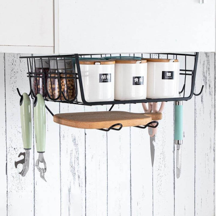 Viskana Easy Hang Kitchen Cabinet Storage Organizer Rack