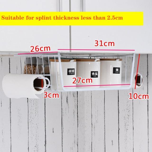 Viskana Easy Hang Kitchen Cabinet Storage Organizer Rack