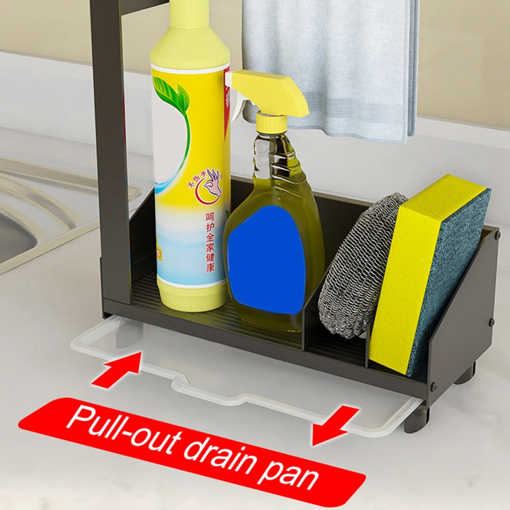 Viskana Non-Slip Kitchen Sink Storage Rack Drainer