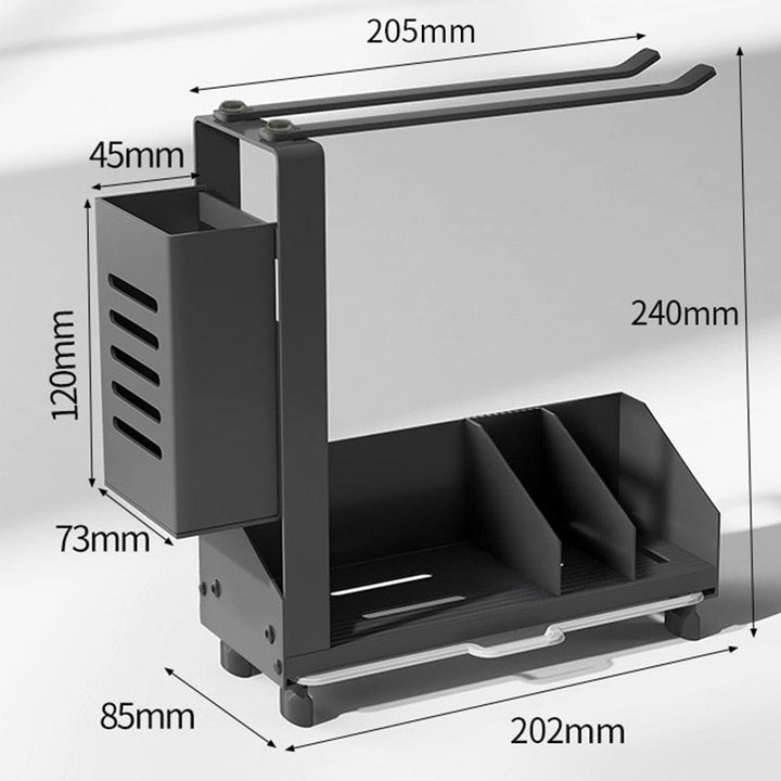 Viskana Non-Slip Kitchen Sink Storage Rack Drainer