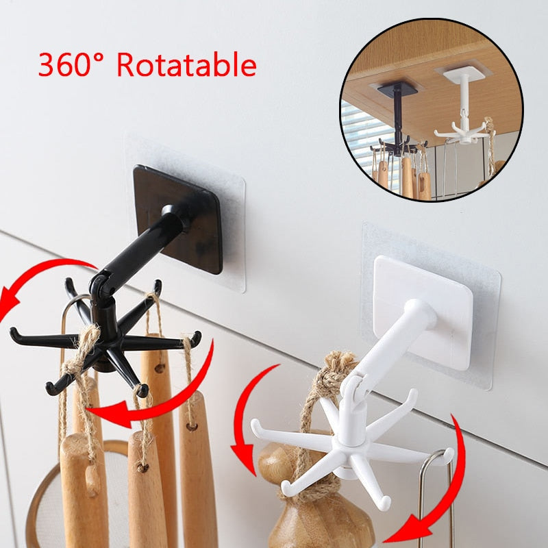 Viskana Punch Free Kitchen Dish Hook Organizer