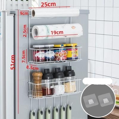 Viskana Refrigerator Hanging Side Storage Rack