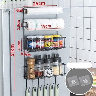 Viskana Refrigerator Hanging Side Storage Rack