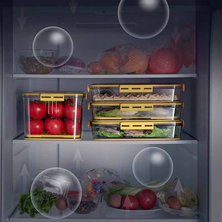 Viskana Transparent Refrigerator Thick Storage Organizer Box