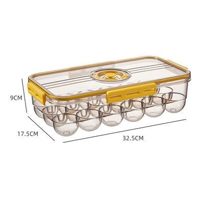 Viskana Transparent Refrigerator Thick Storage Organizer Box