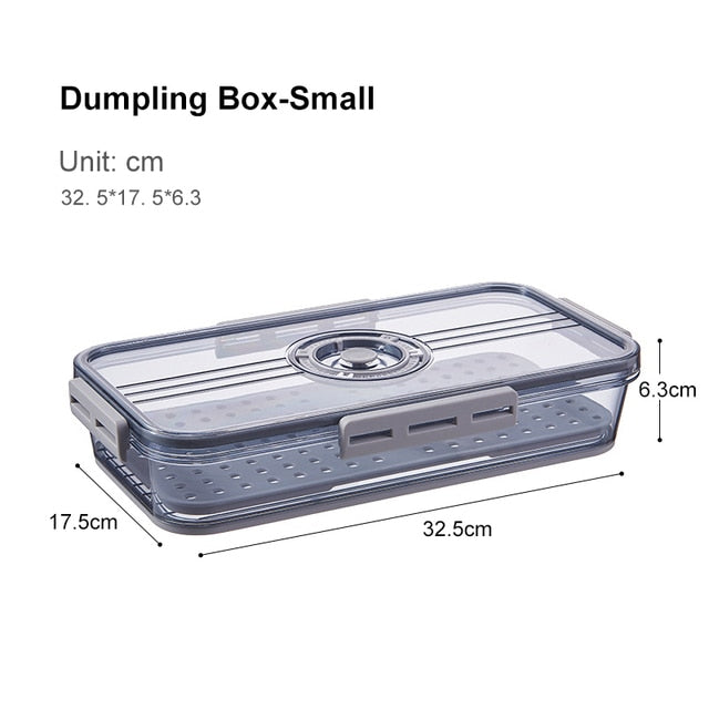 Viskana Transparent Refrigerator Thick Storage Organizer Box