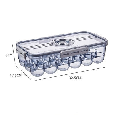 Viskana Transparent Refrigerator Thick Storage Organizer Box