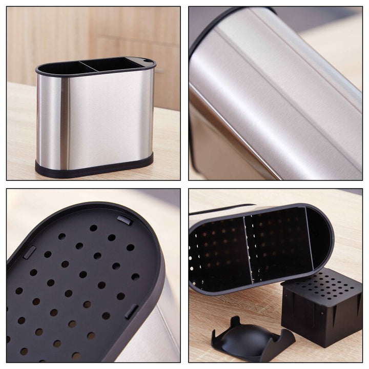 Viskana Kitchen Utensils Organizer Drain Rack
