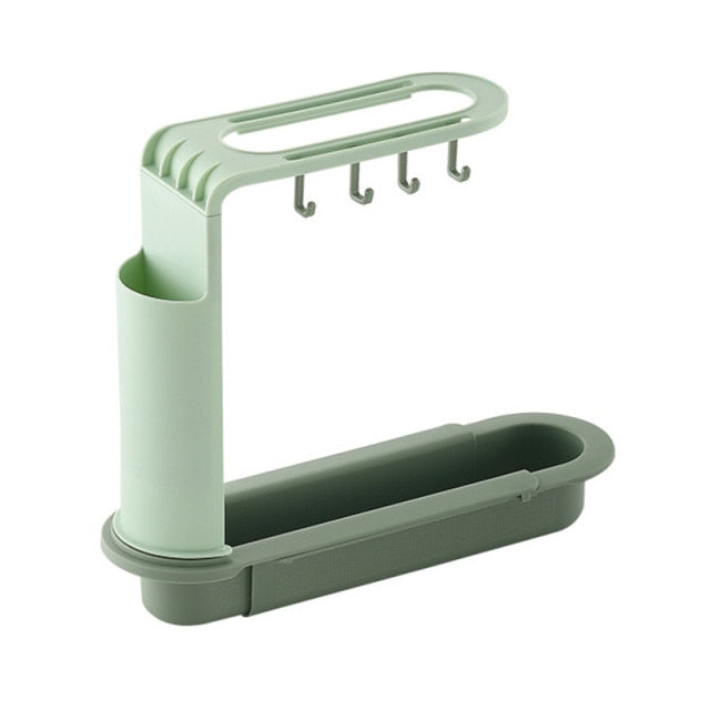 Viskana Adjustable Shelf Drain Rack Kitchen Organizer