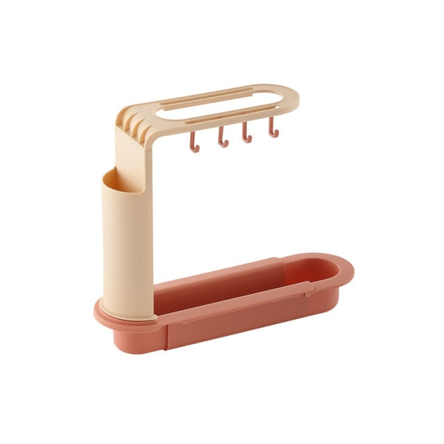 Viskana Adjustable Shelf Drain Rack Kitchen Organizer