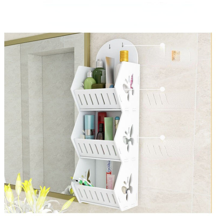 Viskana Wall Mounted No-Drill Shelf Storage Organizer