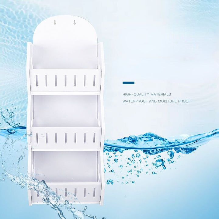Viskana Wall Mounted No-Drill Shelf Storage Organizer