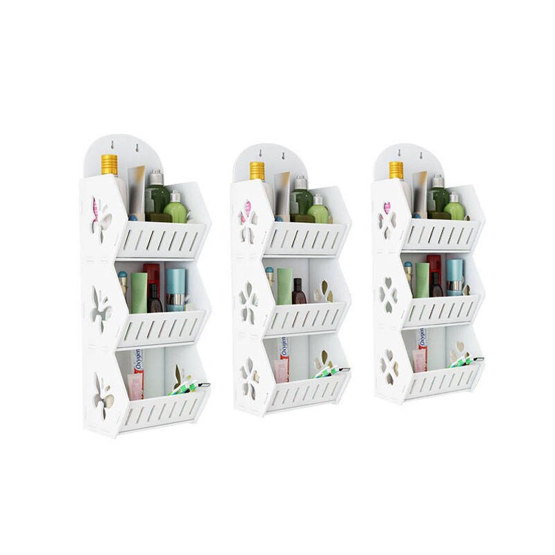 Viskana Wall Mounted No-Drill Shelf Storage Organizer