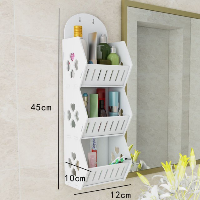 Viskana Wall Mounted No-Drill Shelf Storage Organizer