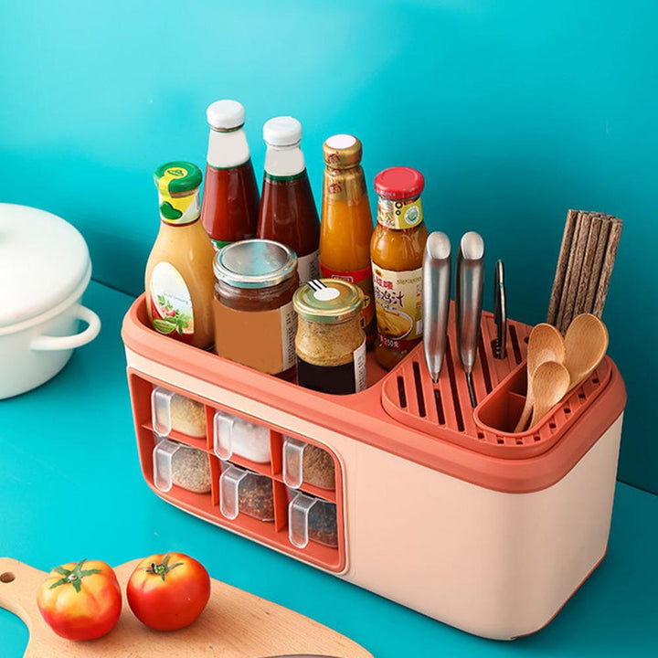 Viskana Multifunctional Kitchen Seasoning Holder Storage Organizer