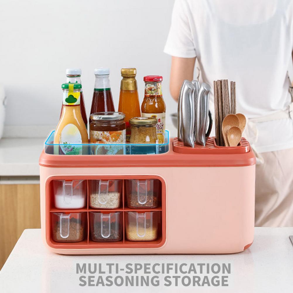 Viskana Multifunctional Kitchen Seasoning Holder Storage Organizer