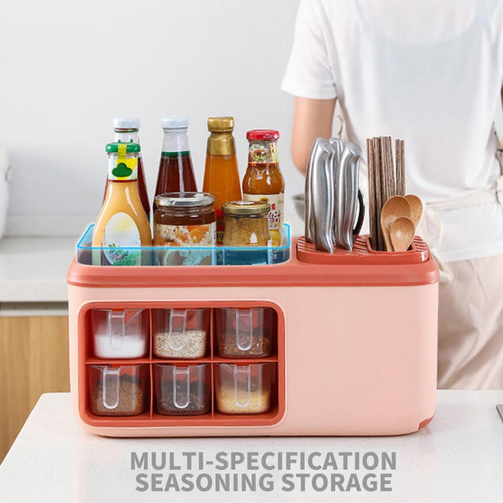 Viskana Multifunctional Kitchen Seasoning Holder Storage Organizer
