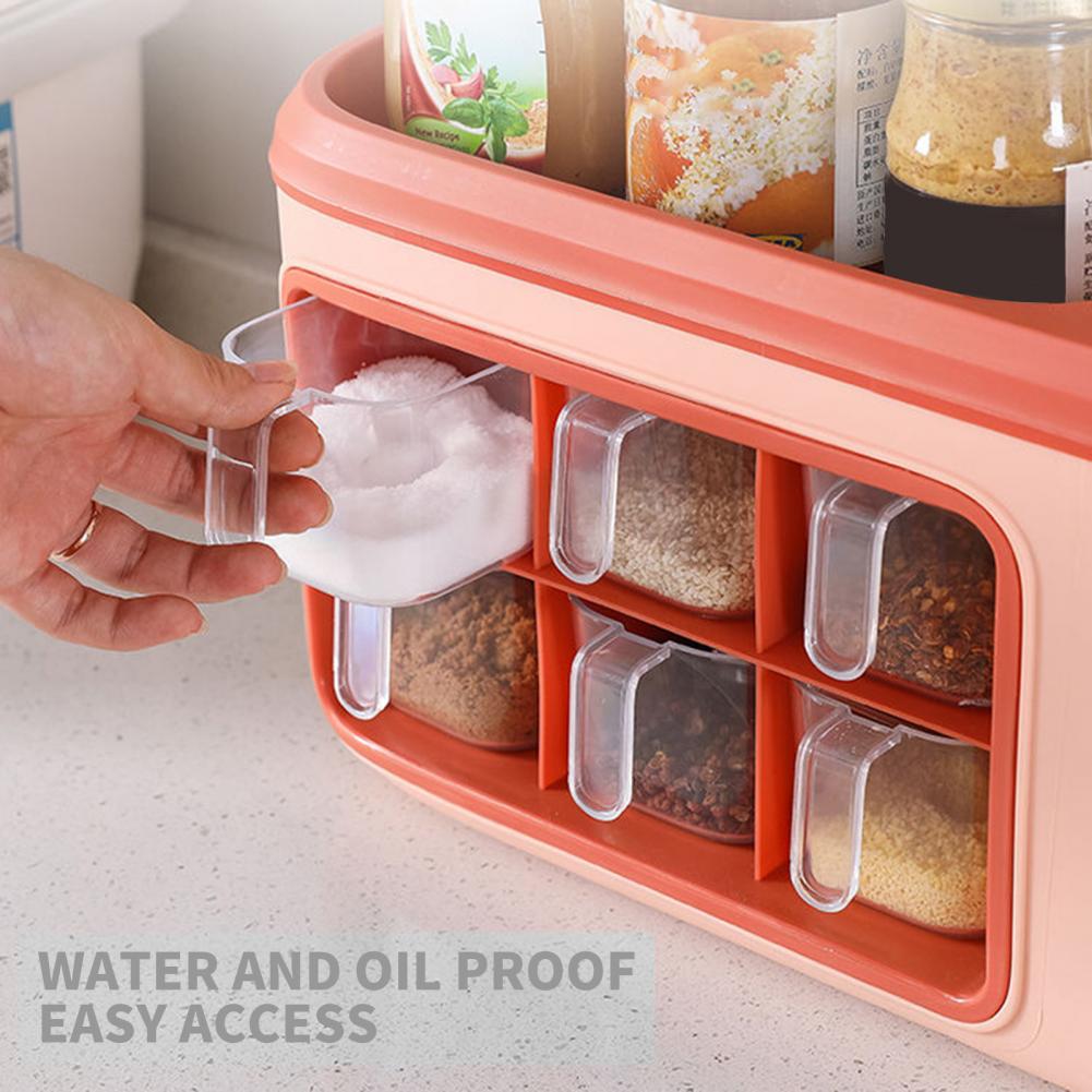 Viskana Multifunctional Kitchen Seasoning Holder Storage Organizer